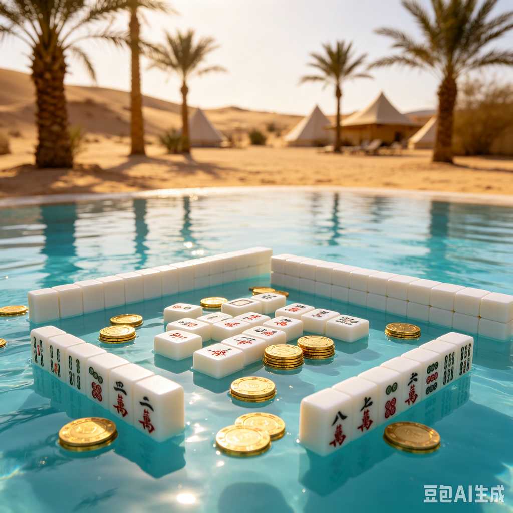 stylish text mahjong set
