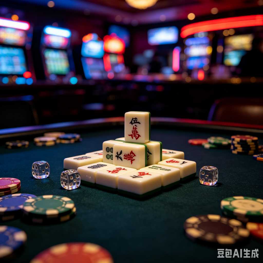 wooden mahjong set