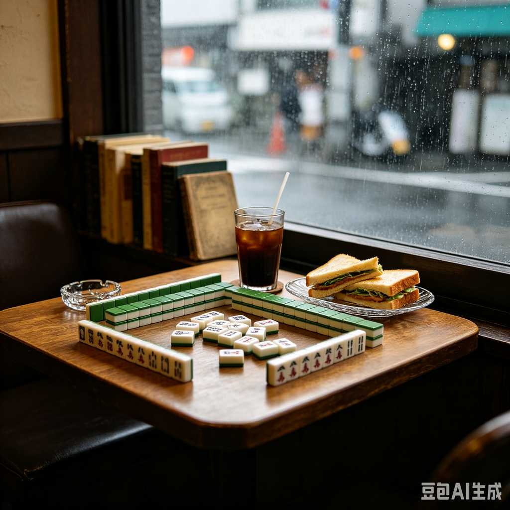 transparent acrylic mahjong set