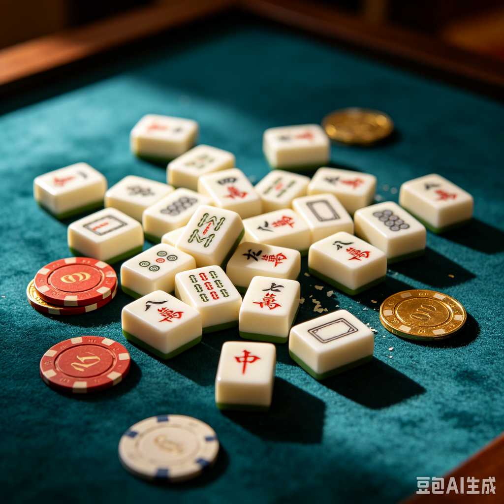 wood mahjong tiles